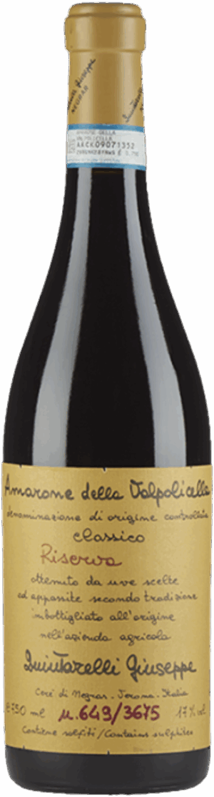 Amarone della Valpolicella Classico Riserva DOCG.